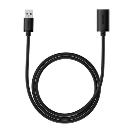 Baseus AirJoy USB 2.0 -jatkokaapeli 1,5 m - Musta