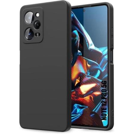 Etui til Xiaomi Redmi Note 12 Pro 5G - Ultra Slim Liquid Silicone Protection Black