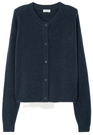 American Vintage Damsville Stickat Dam Blå M/L