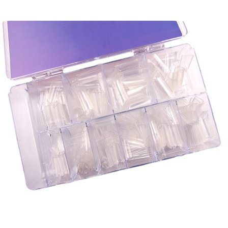 500 stk neglespidser klare løse negle akrylspidser