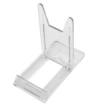 To-delt Justerbart Klart Akryl Plastik Display Stativ Staffeli (sæt med 8)