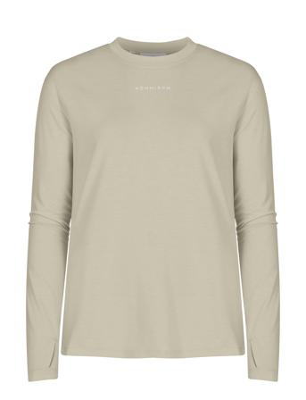 Clara Base Long Sleeve Sport T-shirts & Tops Long-sleeved Beige Röhnisch