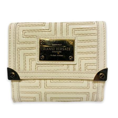 Versace Pre-owned, Wallet Beige, Dames, Maat:ONE Size