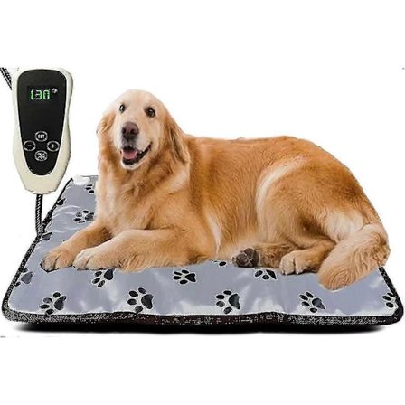 Ekstra stort udendørs kæledyrs varmepude, XL elektrisk varmemåtte til store hunde, katte, indendørs opvarmet kæledyrsseng, varmemåtte til store racer