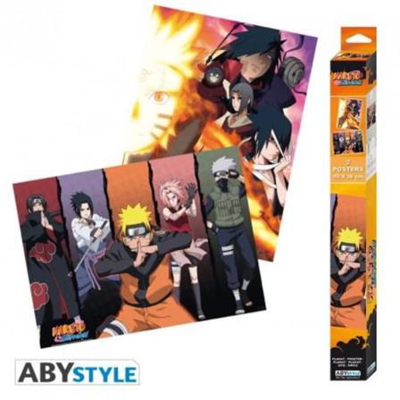 Naruto Shippuden - Set 2 Chibi Posters - Groups Multifärg