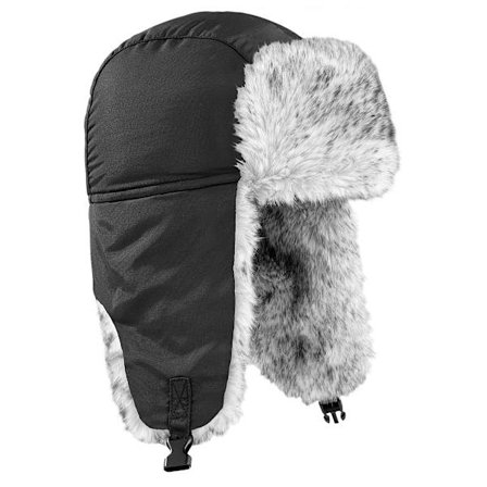 Beechfield Unisex Termisk Vinter Sherpa Trapper Hat Sort - Perfekt