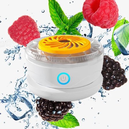 Ultraäänipesuri hedelmille ja vihanneksille USB langaton ruoanpuhdistin OH-ioni teknologialla