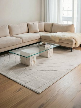 Talloy Valkoinen Oeko-Tex Matto