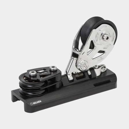 Seldén System 30 - Genoa Ball Bearing Car, Ball Bearing sheaves, 4:1 Purchase (443-350-02)