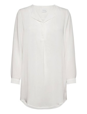 Vilucy L/S Tunic - Noos White Vila
