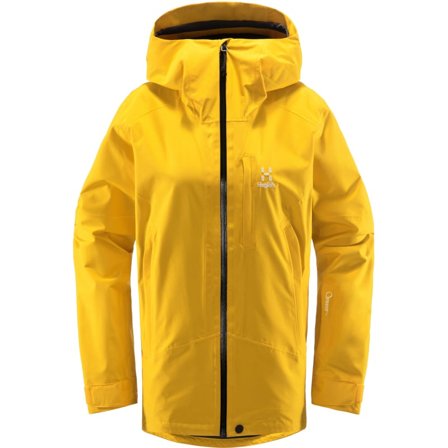 Haglöfs Lumi Jacket Women's Women unlined ski jackets Yellow XS