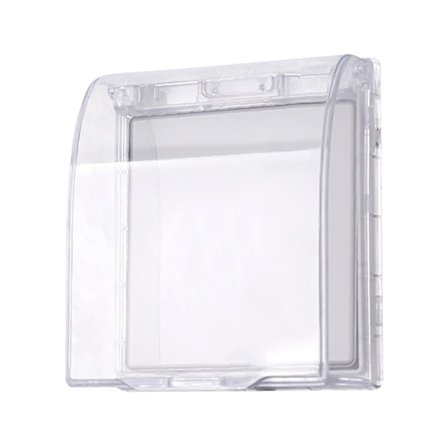 86 Type Veggkontakt Vanntett Boks Selvklebende Elektrisk Pluggdeksel Bad Bryter Beskyttelsesdeksel Stikkontakt Sprutsikre Bokser (FMY)