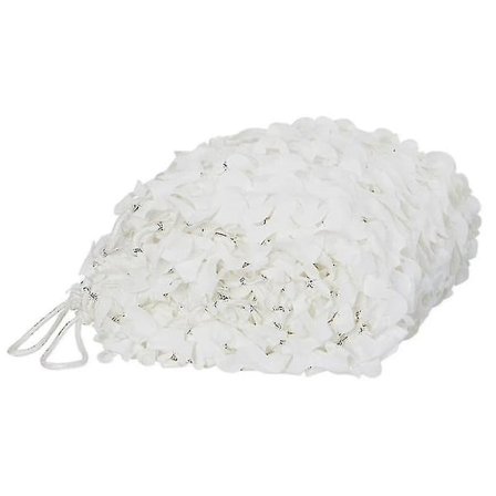 3 x 4m Camouflage-verkko Valkoinen Metsästysverkko