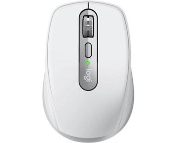 Logitech MX Anywhere 3S-PALE GREY-2.4GHZ/BT - Arbeta överallt med trådlös och tyst mus för alla ytor