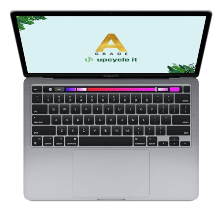 Upcycle IT Apple MacBook Pro 2021 14,2"" | Nordic Keyboard | Touch Bar | Apple M1 | 16GB | 512GB | Apple GPU | iOS | 2years | Refurbished A-grade
