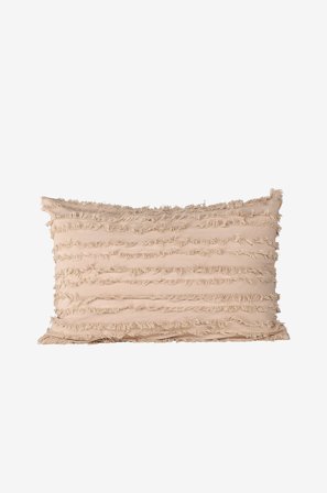 Venture Home - Pudebetræk Edith - Beige - Pyntepuder & pudebetræk - 60X40 - Fra Homeroom