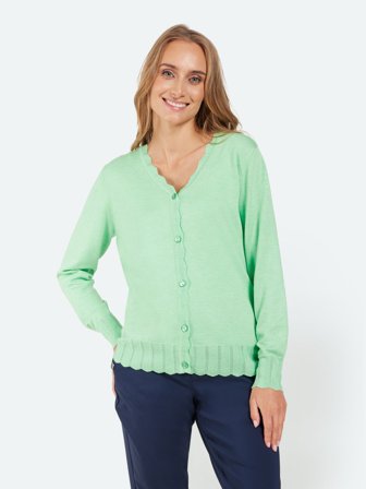 SIGNATURE - Cardigan - Lys Grøn