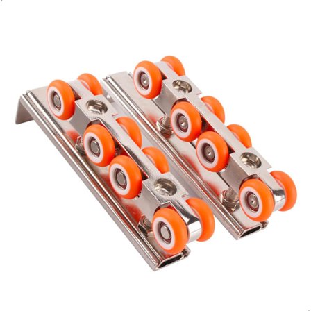 Liukuoven rulla vaatekaappiin, sinkkiseoksesta valmistetut oven rullat, sopivat liukuoviin ja puuoviin