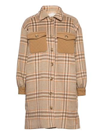 Nucorin Jacket Overshirts Beige Nümph