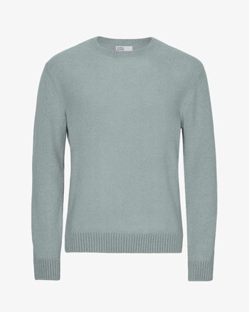 Classic Merino Wool Crew - Steel Blue - Male - S