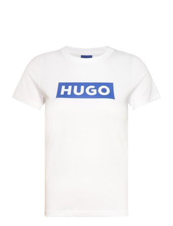 Classic Tee_B White HUGO BLUE