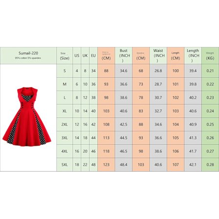 2023 Damesømme Swing Nederdel Skull Red Rose