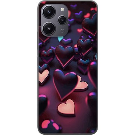 Yhteensopiva Puhelinkuori Xiaomi Xiaomi Redmi 12 KeskiyönSydämet