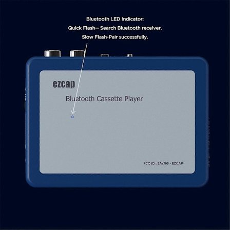 Bärbar Bluetooth Kassettspelare Kassett Sändare Spelare Bandspelare Konvertera till MP.pa