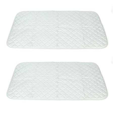 2 stk. magnetisk strygeunderlag varmebestandigt strygetæppe bærbar strygebræt vaskemaskine tørretumbler udskiftningsbetræk