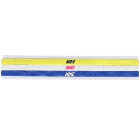 Nike - Gul headband Beanie - Elastic 2.0 3 Pack Yellow/White/Blue Headbands @ Hatstore