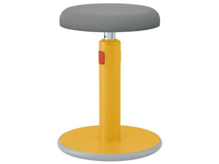LEITZ Sitta-Stå Balansstol Ergo Cosy gul - Lyreco - Kontorsmöbler och inredning - Stolar och sittmöbler - Kontorsstolar