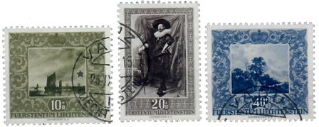 Liechtenstein 1951 - MICHEL 301-303 - Stemplet