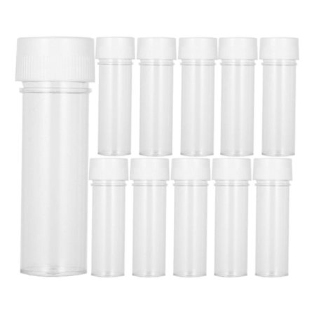 20 stk. Små Reagensglass Prøverør Testrør Celleprøver Væskerør med Kork 25ml
