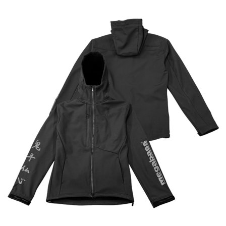 Megabass Blowattack Hoodie Black - L