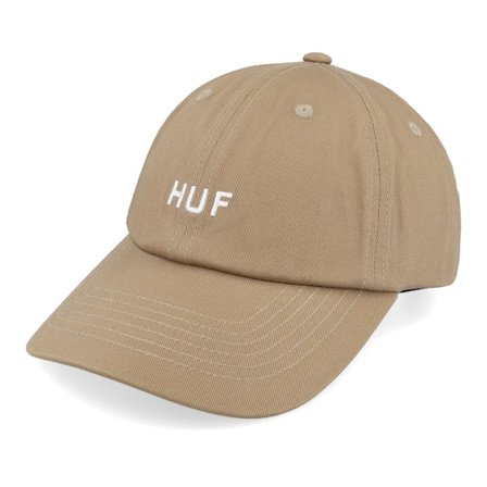 HUF - Beige Keps - Huf Set Og Cv 6 Panel Hat Stone Dad Cap @ Hatstore