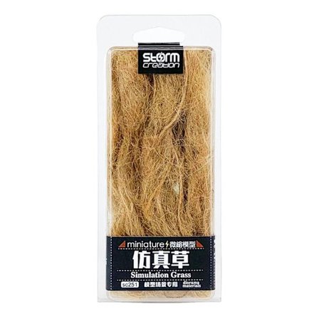 1 laatikko Miniatyyri kuihtunut ruoho pitkä ruohorypäle Micro