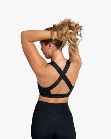 MM Sports Crossback Sport-bh i svart - XS