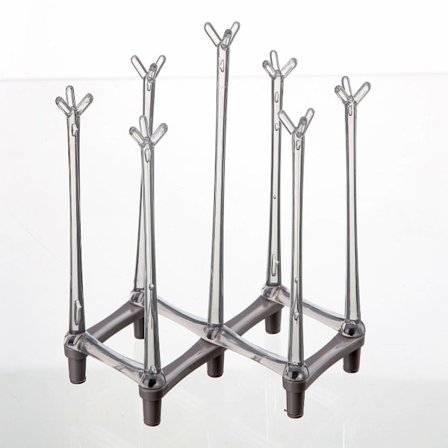 Oppbevaringshylle for oppbevaring av kopp tørkestativ Uttrekkbar tørkestativ for flasker