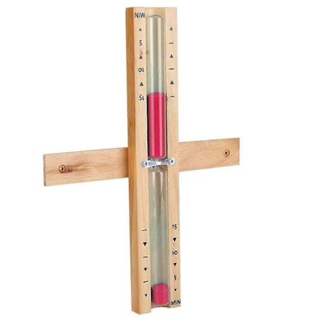 Sauna Timer 15 Minutters Sandur - Trædrejelig Sandur til Infrarød, Damp og Tønde Saunaer, Sauna Tilbehør - WELLNGS