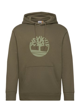 Timberland Tree Logo Hoodie - Khaki green - M