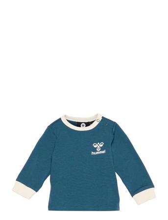 Hmlmaui T-Shirt L/S Blue Hummel