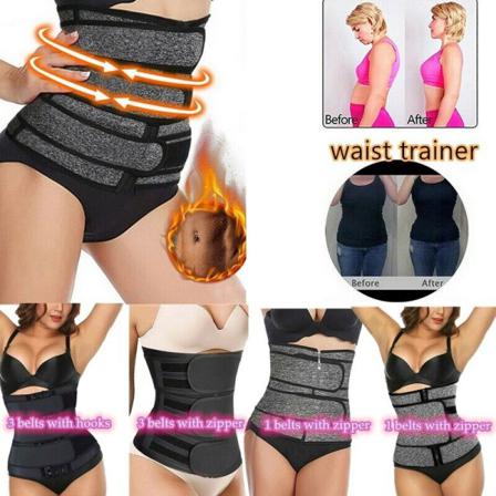 Damer Slim Shapewear Waist Trainer Shaper Korsett Trimmer Bälte