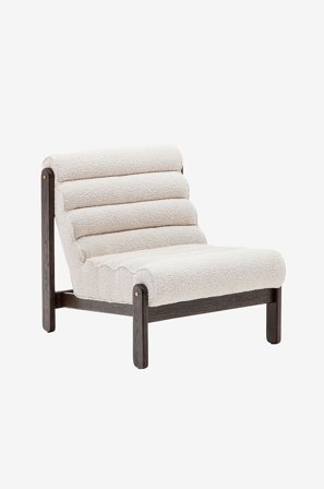 Kave Home - Fåtölj - magira - Vit - Fåtöljer - Från Homeroom