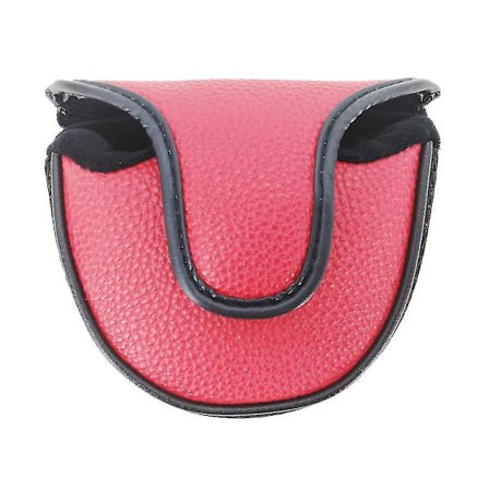 Golf Firkantet Putter Hoveddækning Hoveddækning Til Holdbar Og Praktisk 1stk rød