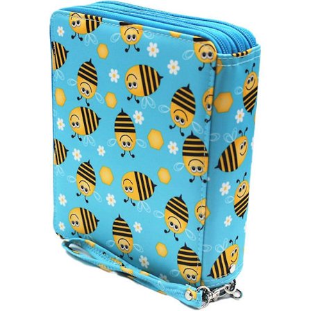 127 platser färgad pennfodral Oxford tyg pennfodral med fack pennhållare för akvarellpennor