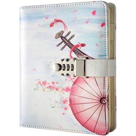 2 st A5 lås dagbok läder lås dagbok skrivbok