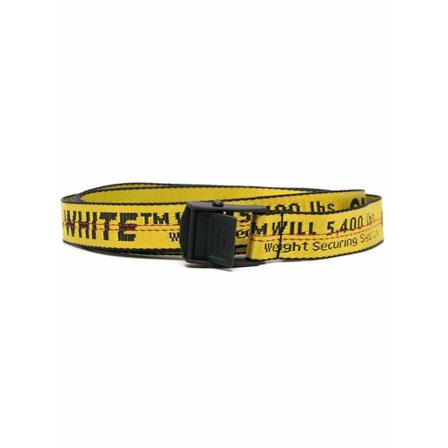 Off White, Belts Geel, Dames, Maat:ONE Size