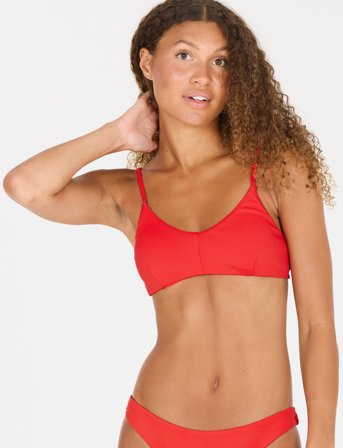 Athlecia Rhea W Bikini Top - Red - 36