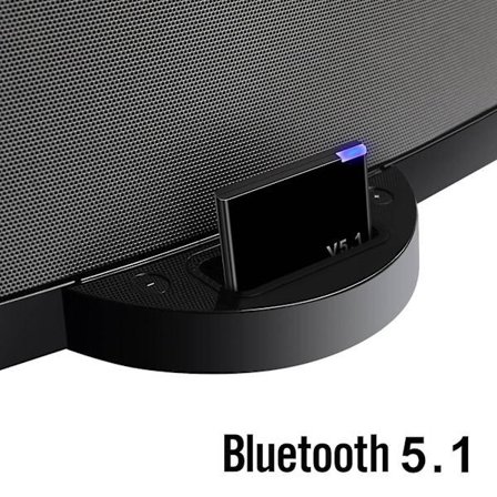 I-wave 30-pin Bluetooth 5.1 ljudmottagare musik mini trådlös adapter för 30-pin analog högtalare