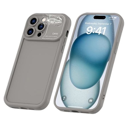 Yhteensopiva iPhone 16 Pro Max -kuoren kanssa, naarmuuntumaton silikonipuhelinkuori aromaterapiatabletilla - lingling}